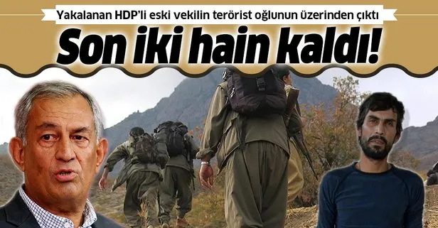 HDP'li Çelik'in terörist oğlunun üzerinden çıktı