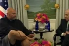 Netanyahu, Fetterman ile bir araya geldi: Katliam destekçisi senatör görüşmeye şortla katıldı
