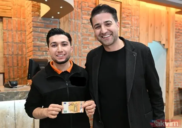 50 TL yerine 50 Euro bahşiş bıraktı! Ertesi gün geri istedi - 1