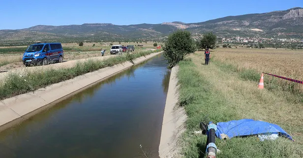 Sulama kanalında erkek cesedi bulundu