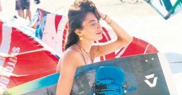 Merve Oflaz aksiyon tutkunu olup çıktı