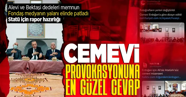 Başkan Erdoğan'ın ziyareti kirli planı bozdu! Alevi ve Bektaşi dedeleri: Provokasyona en güzel cevap