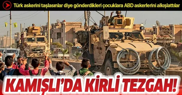 ABD askerlerine Kamışlı’da sevgi gösterisi!