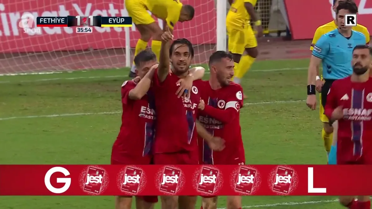 Fethiyespor 1-1 Eyüpspor Gol: Kaan Türkmen