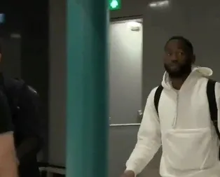 Beşiktaşın yeni transferi NKoudou İstanbula geldi