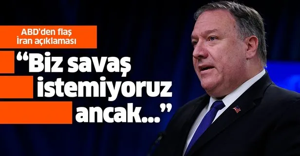 Pompeo'dan flaş İran açıklaması