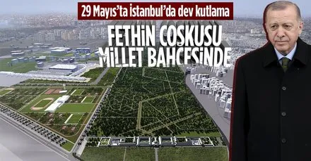 Fethin coşkusu Atatürk Havalimanı Millet Bahçesi’nde
