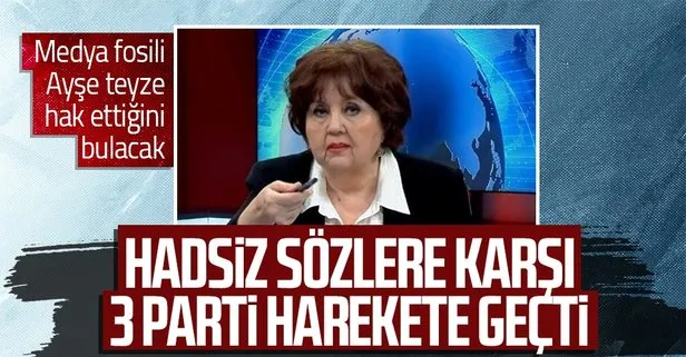Ayşenur Arslan’ın Türk Mukavemet Teşkilatı hakkındaki hadsiz sözlerine AK Parti, MHP ve BBP’den suç duyurusu