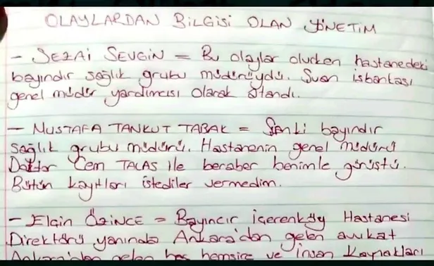 Özel Bayındır İçerenköy Hastanesi’ndeki skandalda 4 kişi tutuklandı! Personelden kan donduran mektup