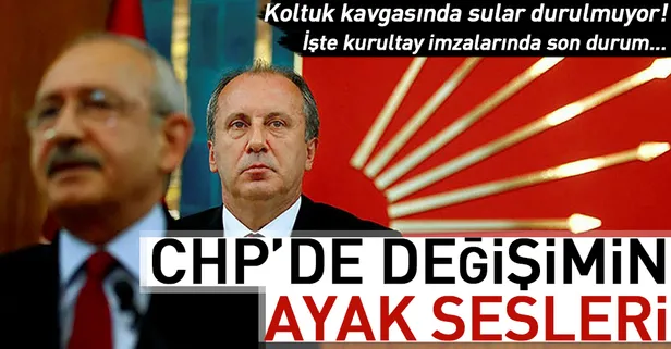 CHP'de kurultay imzalarında son durum