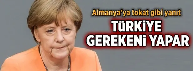 Türkiye’den Almanya’ya tokat gibi cevap