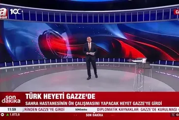 Türk heyeti Gazze'de: Sahra hastanesi kurulacak!