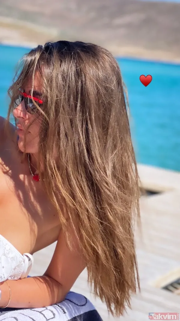 Bensu Soral beyaz bikinisi ile paylaştı ikizi Bedirhan kayıtsız kalmadı! En doğal halini yayınlayan Bensu cesaretini konuşturdu - 18