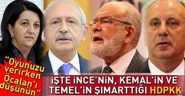 İşte İncenin, Kemalin, Temelin şımarttığı HDPKK