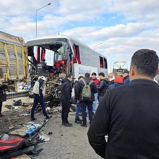 Konya’da feci kaza!