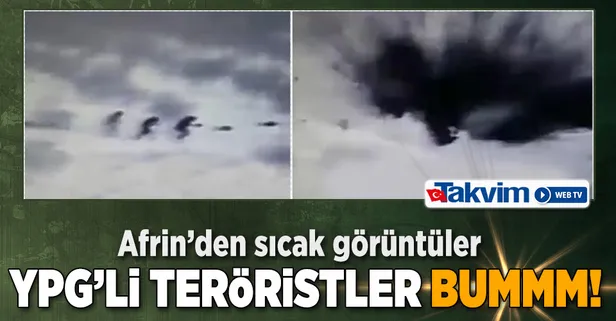 3 teröristin vurulduğu an kamerada