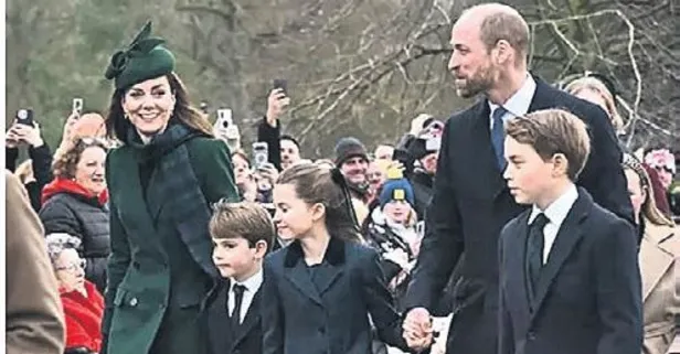 Kanseri atlatan Kate Middleton Noel kutlamalarında halkın karşısına çıktı