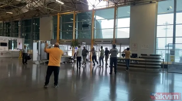 Yıldırım otobüs terminaline düştü: Çatı çöktü - 10