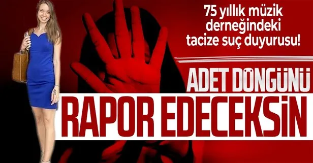İstanbul Filarmoni Derneği’nde taciz skandalı! Adet döngünü bana rapor edeceksin