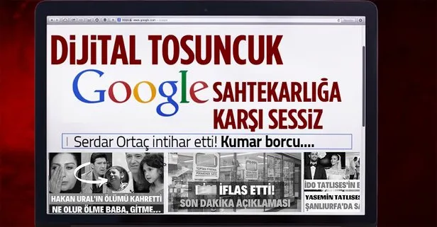 Google ’dijital tosuncuk’ mu oldu?