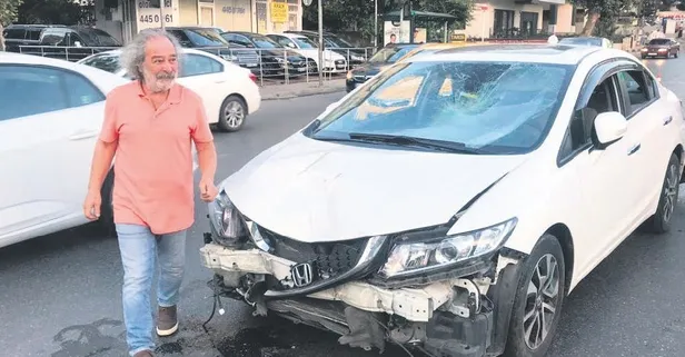 Selahattin Taşdöğen Bağdat Caddesi’nde motosikletliye çarptı