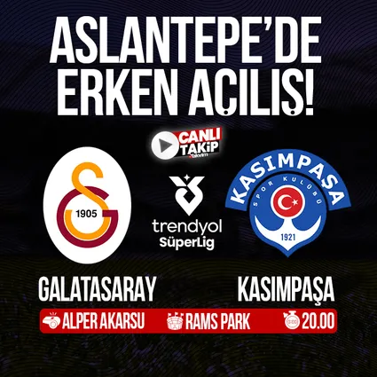 Galatasaray - Kasımpaşa | CANLI