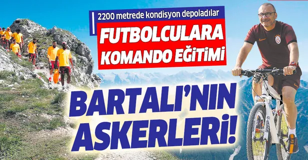 Galatasaray'da Alberto Bartali fırtınası! Futbolculara adeta komando eğitimi veriyor