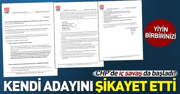 CHP Üsküdar İlçe Başkanı Olcay Kurt, belediye başkan adayı Ahmet Kılıç’ı il başkanlığına şikayet etti