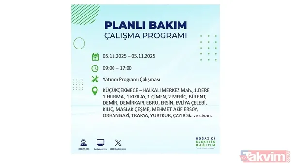 İstanbul'da yaşayanlar dikkat: Evinizde bir süre olmayacak! İlçe ilçe saat açıklandı - 26