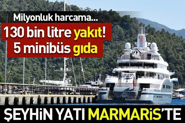 Milyonluk harcama yaptı! Şeyhin yatı Marmariste!