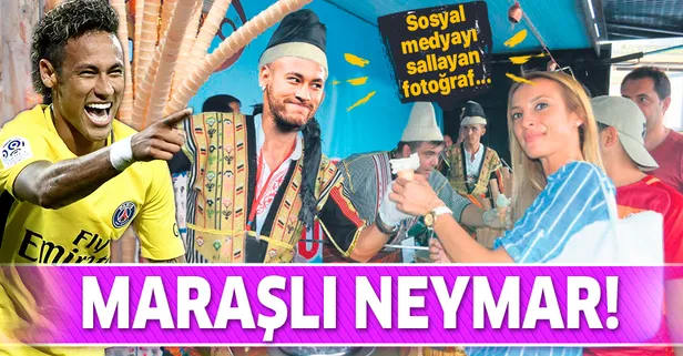 Neymar reklam filminde ‘Maraşlı dondurmacı’ kılığına girdi