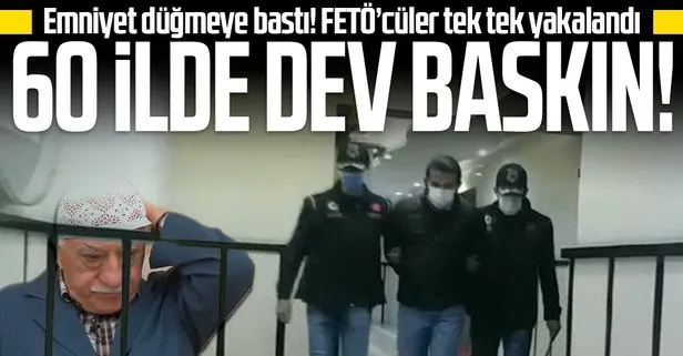 SON DAKİKA: İzmir merkezli 60 ilde FETÖ’ye dev operasyon: Çok sayıda gözaltı kararı var
