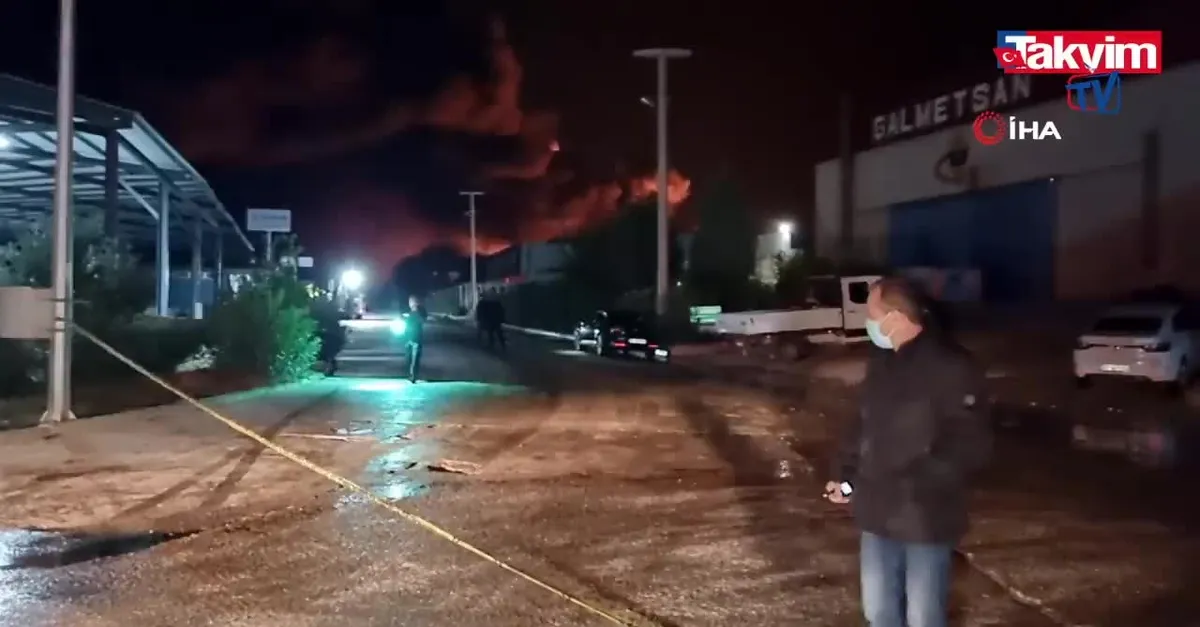 Adana’da kimya fabrikasında yangın!
