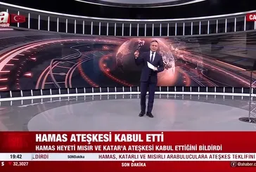 Hamas ateşkesi kabul etti!
