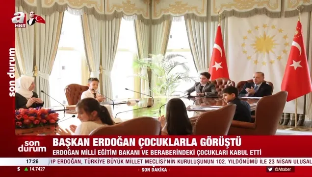 Başkan Erdoğan’dan 23 Nisan mesajı