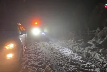 Samsun'da kar yağışı etkili oluyor