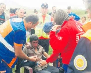 Mantar yiyerek hayatta kaldı