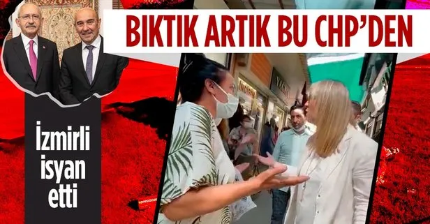 İzmir’de vatandaş CHP’ye isyan etti: Bıktık artık bu CHP’den