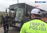 Gaziantep'te otobüs devrildi! 19 yaralı var
