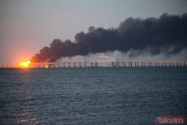 Kerç Köprüsü'nde patlayan kamyonun gümrük görüntüleri ortaya çıktı! Rusya'dan 'Ukrayna istihbaratı' iddiası... - 18