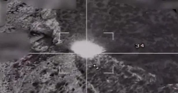 PKK inleri yerle bir edildi! MSB Irak'ın kuzeyine yapılan hava harekatının görüntülerini paylaştı
