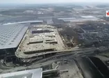 3. havalimanı havadan görüntülendi