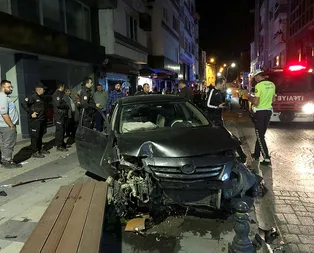 Yürüyüş yoluna daldı! Ortalık savaş alanına döndü