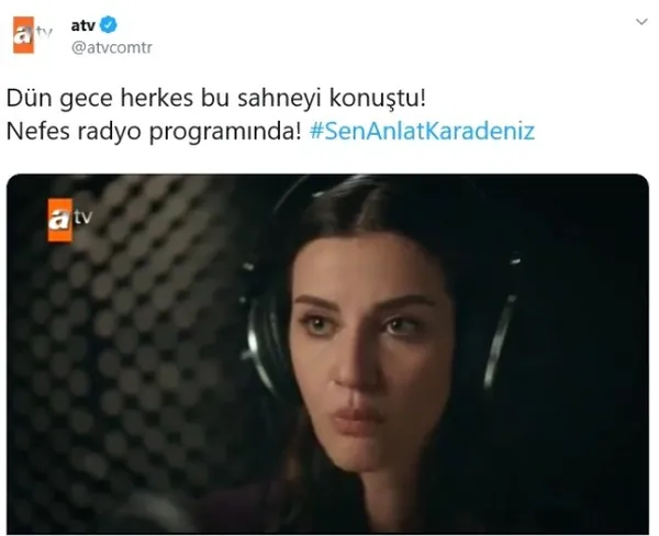 Sen Anlat Karadeniz 52. son bölümde Nefes'in radyo sahnesi izleyicilerden tam not aldı! Sen Anlat Karadeniz son bölüm full izle-2