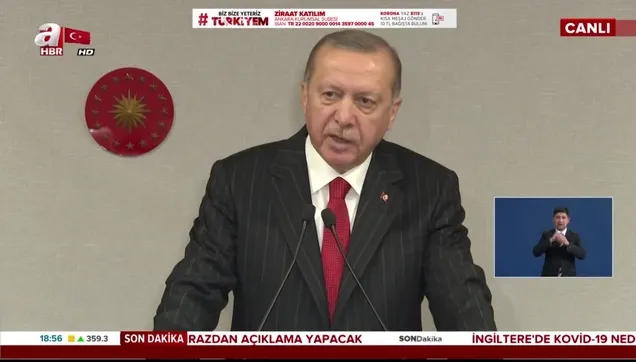 Son dakika: Başkan Erdoğan koronavirüsle mücadele kapsamında alınan yeni tedbirleri açıkladı