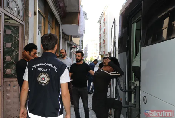 Van'da apartmanda 1'i çocuk 16 kaçak göçmen yakalandı - 9