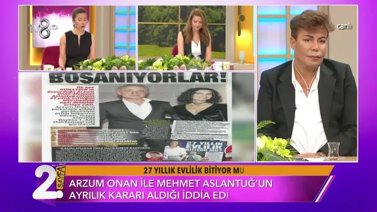 Arzum Onan ile Mehmet Aslantuğ boşanıyor!