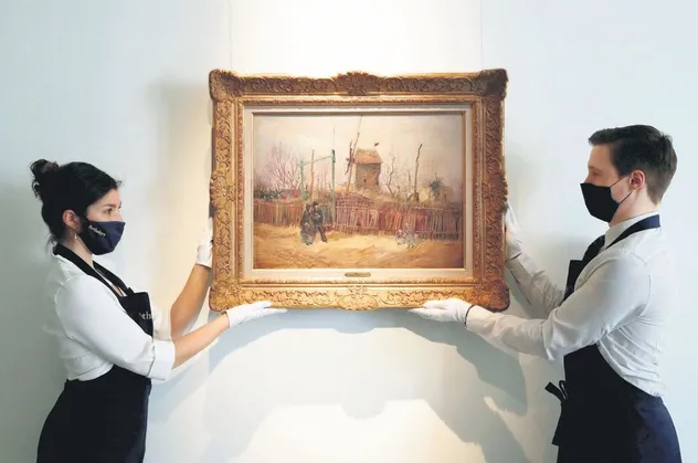 Vincent Van Gogh'un yel değirmeni eseri 3.1 milyon euroya satıldı | Yurttan ve dünyadan haberler