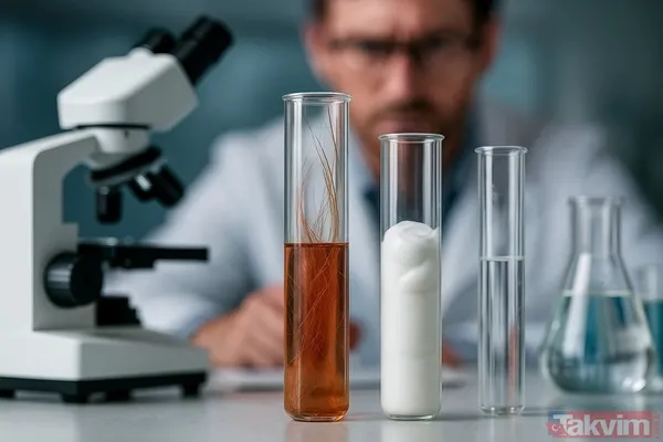 Ve Sürpriz! Bu Madde Saçımızın İçinde Bulunan Keratin.