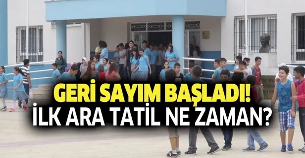 Okul ne zaman tatil oluyor? 2019 2020 Kasım tatili ayın kaçında başlıyor? Ara tatiller ne zaman?-1